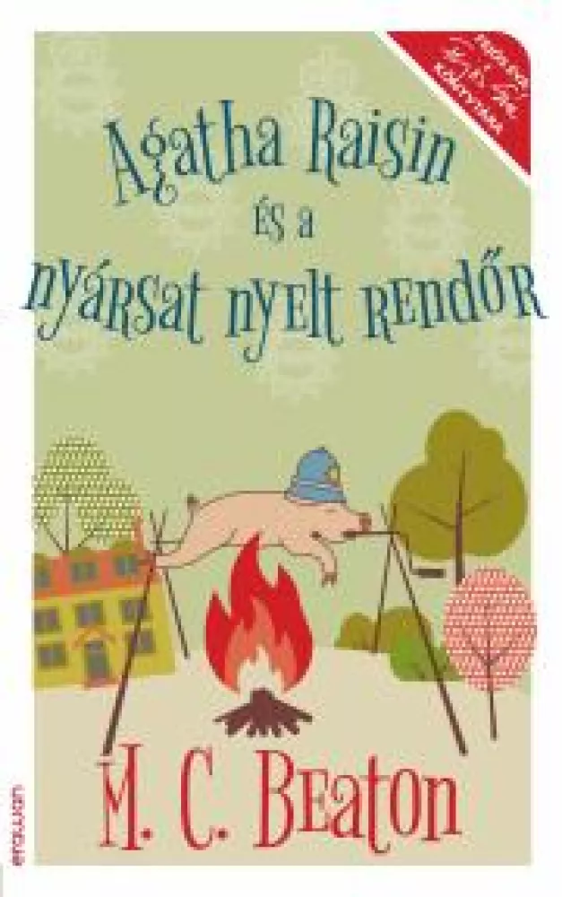 Agatha Raisin és a nyársat nyelt rendőr borító