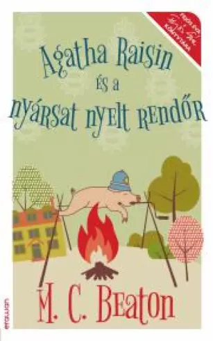 Agatha Raisin és a nyársat nyelt rendőr borító