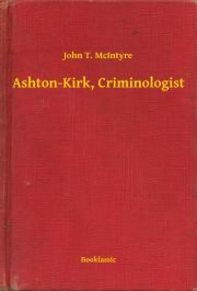 Ashton-Kirk, Criminologist borító