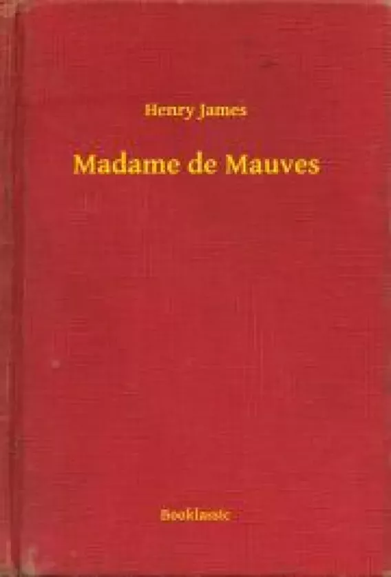 Madame de Mauves borító