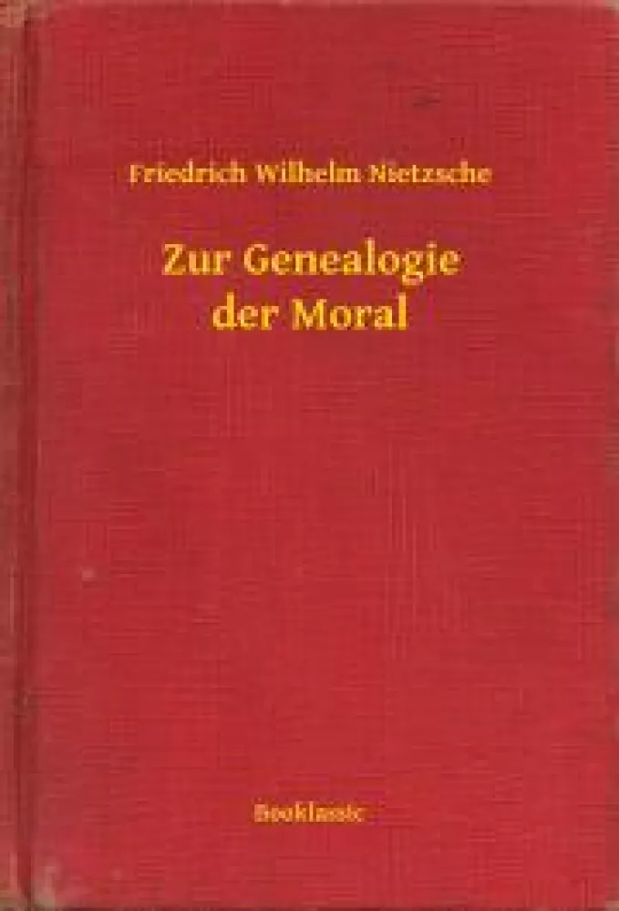 Zur Genealogie der Moral borító