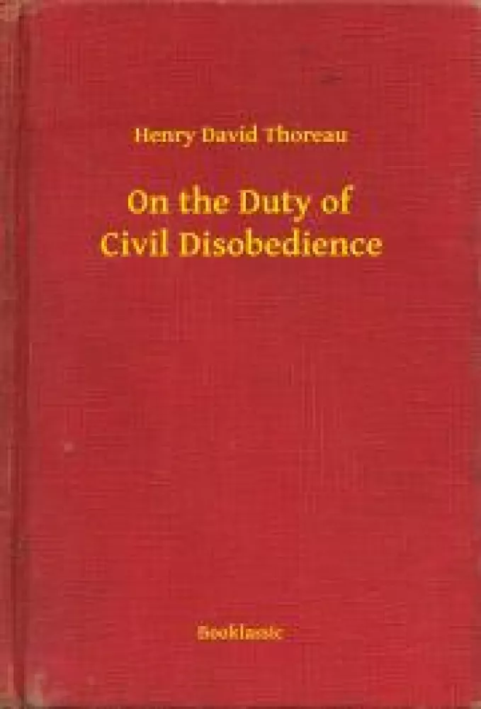 On the Duty of Civil Disobedience borító