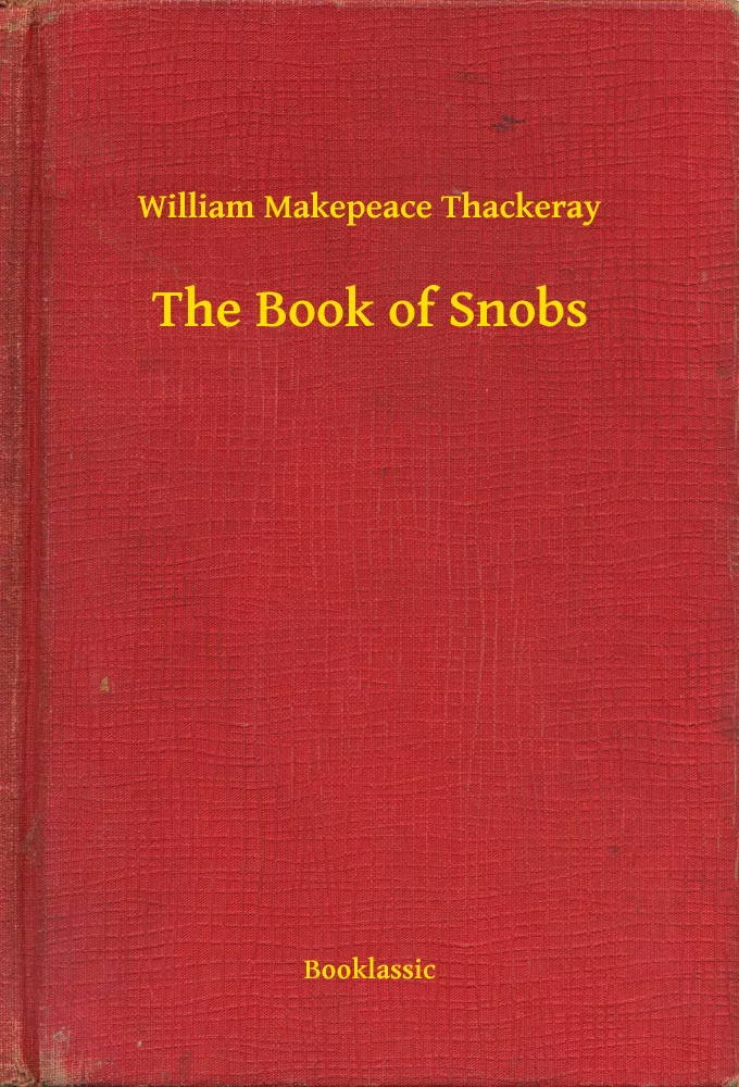 The Book of Snobs borító