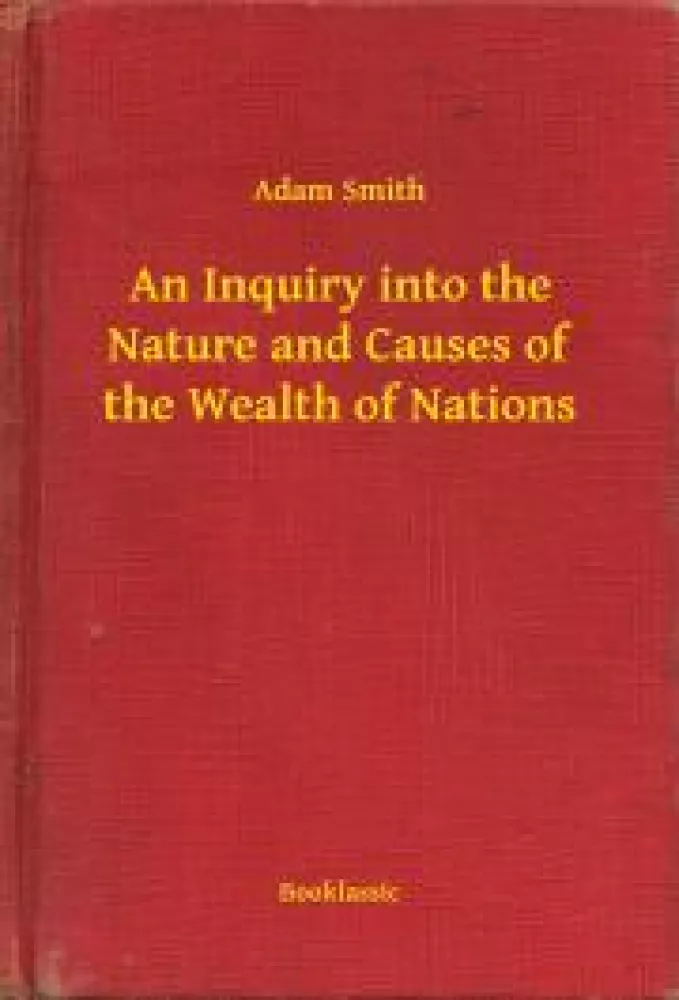 An Inquiry into the Nature and Causes of the Wealth of Nations borító