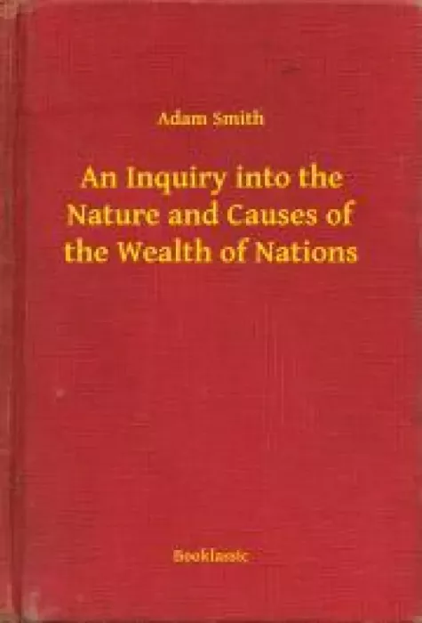 An Inquiry into the Nature and Causes of the Wealth of Nations borító