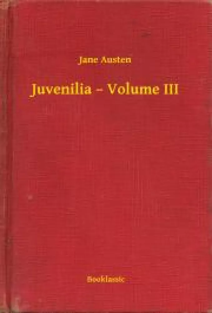 Juvenilia – Volume III borító