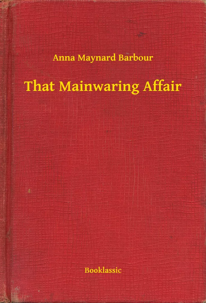 That Mainwaring Affair borító