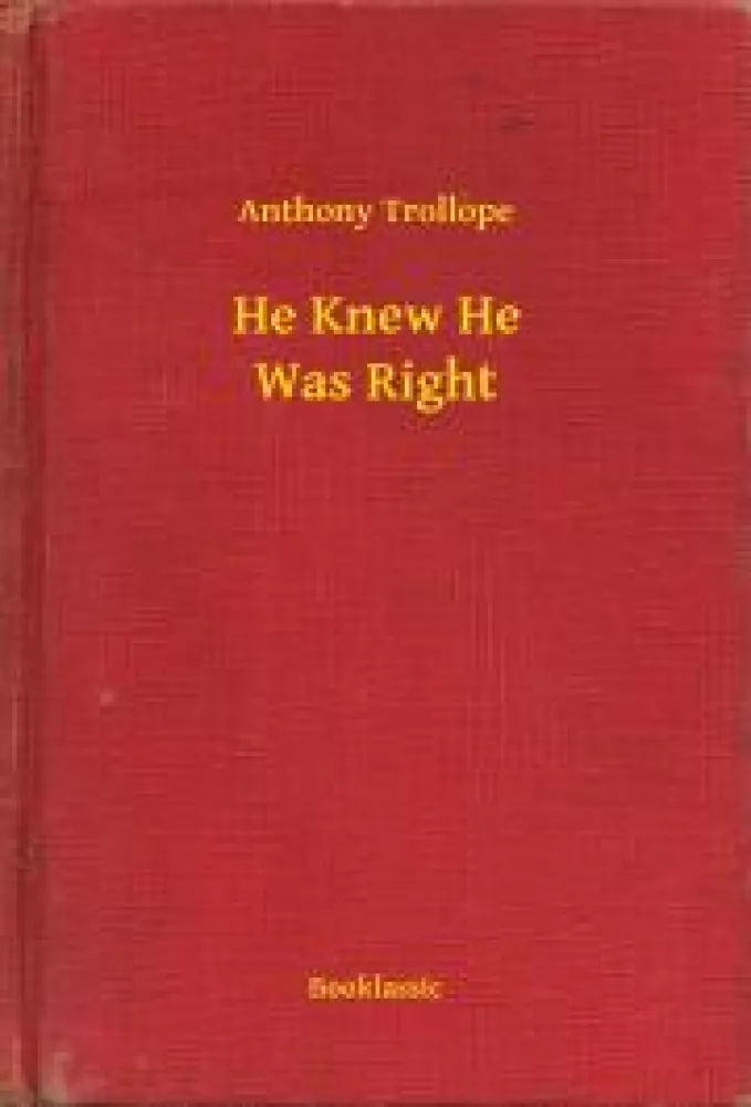 He Knew He Was Right borító