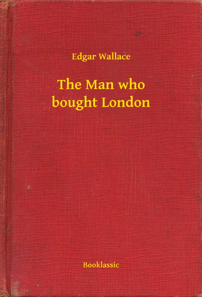 The Man who bought London borító
