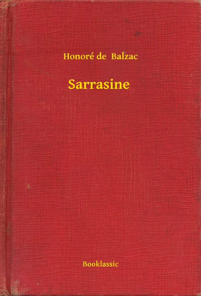Sarrasine borító