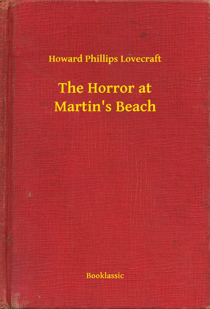 The Horror at Martin's Beach borító