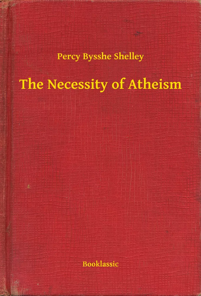 The Necessity of Atheism borító