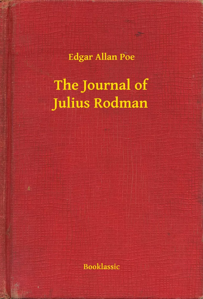 The Journal of Julius Rodman borító