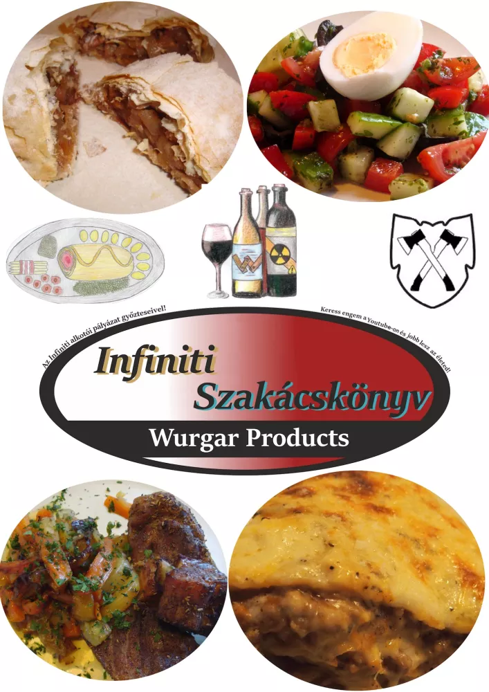 Infiniti Szakácskönyv borító
