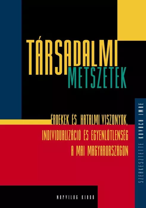 Társadalmi metszetek borító