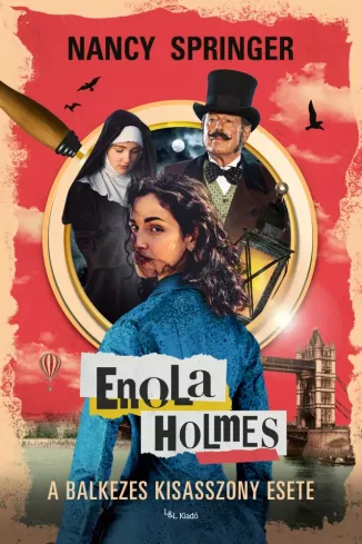 Enola Holmes: A balkezes kisasszony esete borító