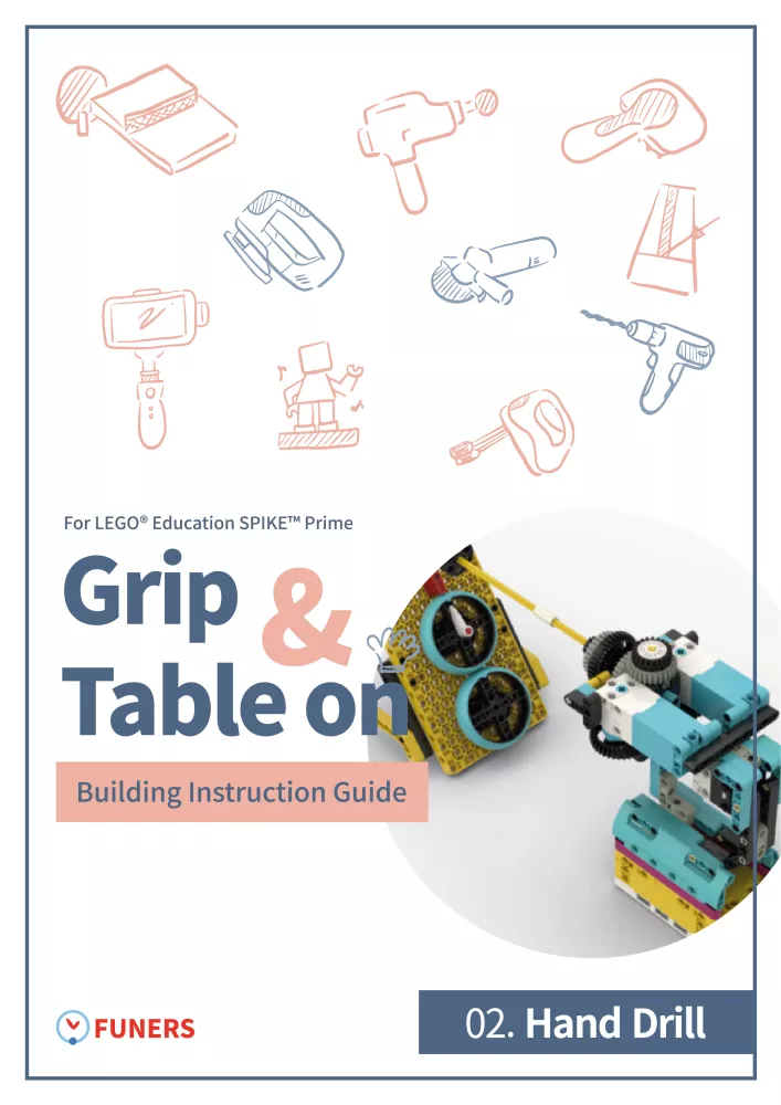SPIKE™ Prime 02.Hand Drill Building Instruction Guide borító