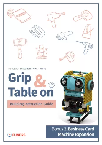 SPIKE™ Prime Bonus 2. Business Card Machine Expansion Building Instruction Guide borító