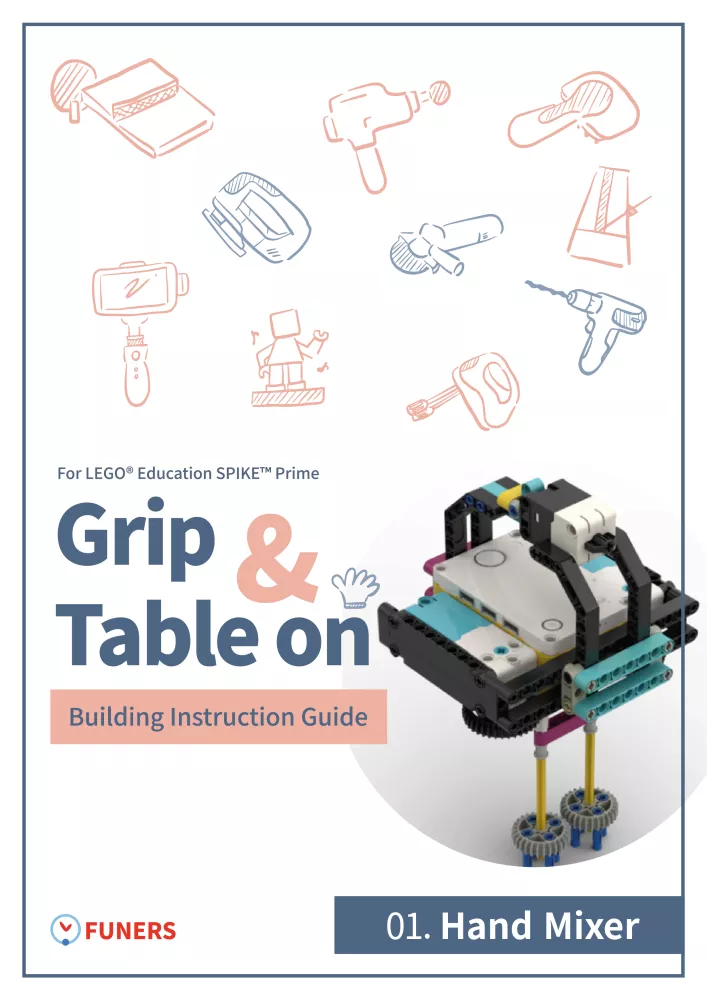 SPIKE™ Prime_01.Hand Mixer_Building Instruction Guide borító