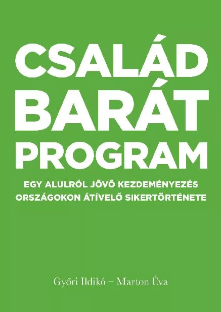 CSALÁDBARÁT PROGRAM borító