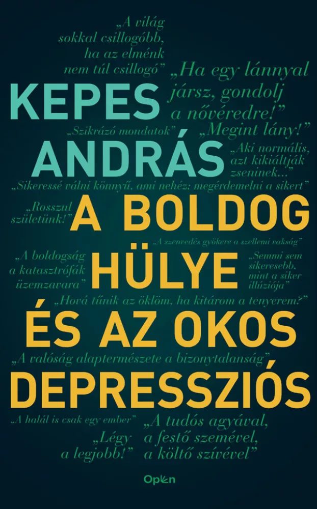 A boldog hülye és az okos depressziós borító