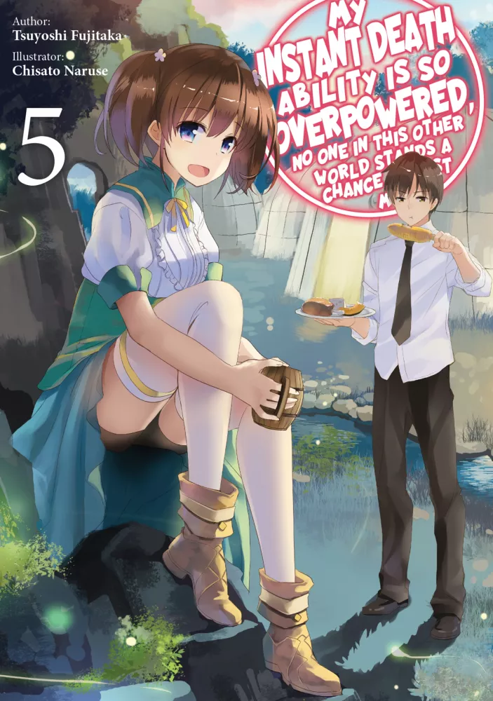 My Instant Death Ability is So Overpowered, No One in This Other World Stands a Chance Against Me! Volume 5 borító