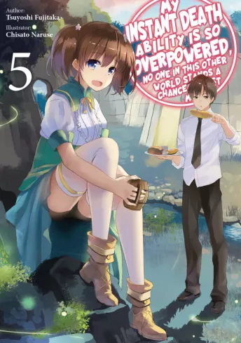 My Instant Death Ability is So Overpowered, No One in This Other World Stands a Chance Against Me! Volume 5 borító