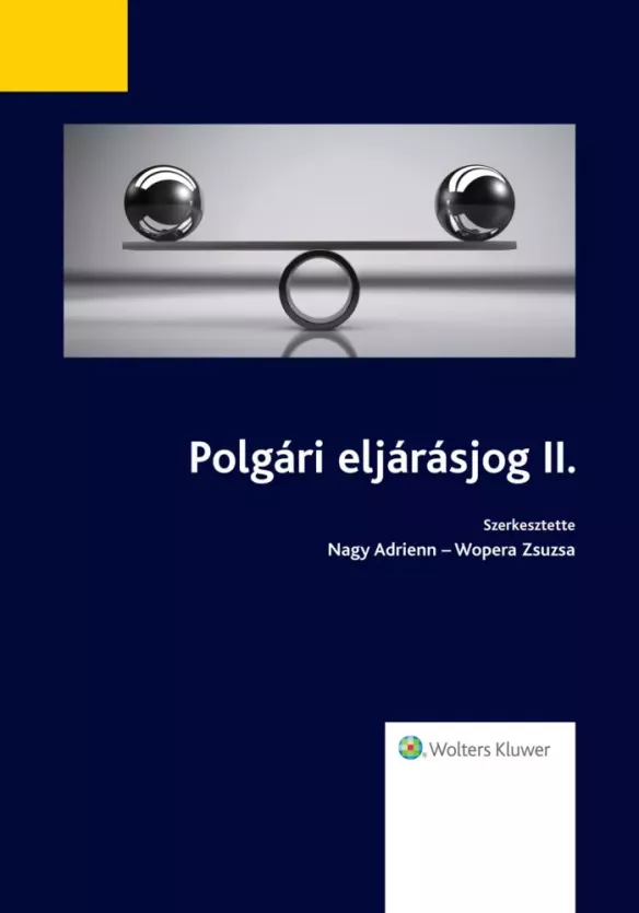 Polgári eljárásjog II. borító