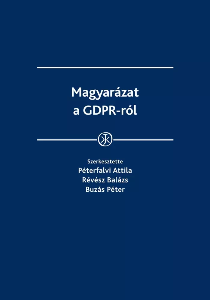 Magyarázat a GDPR-ról borító