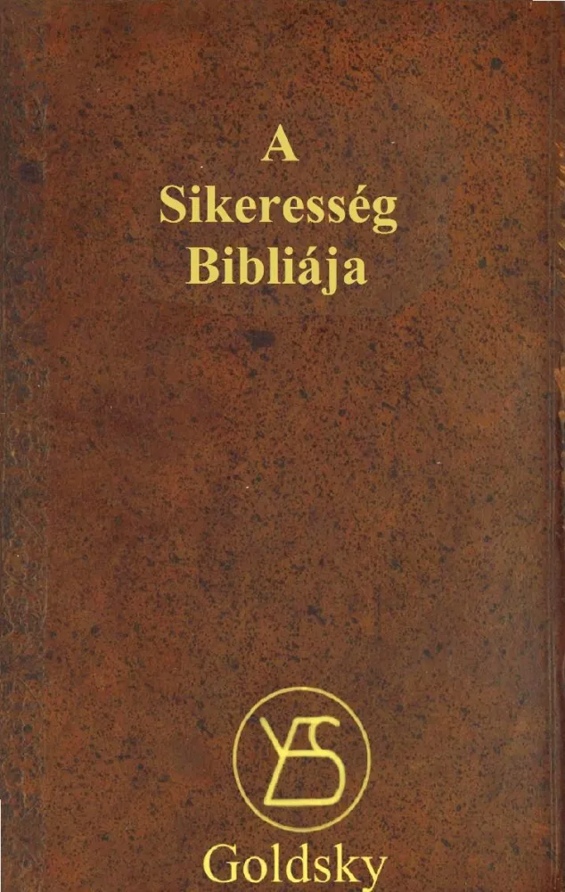 A sikeresség Bibliája borító
