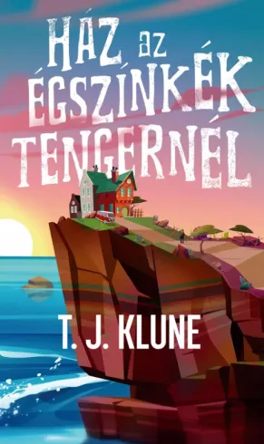 Ház az égszínkék tengernél borító