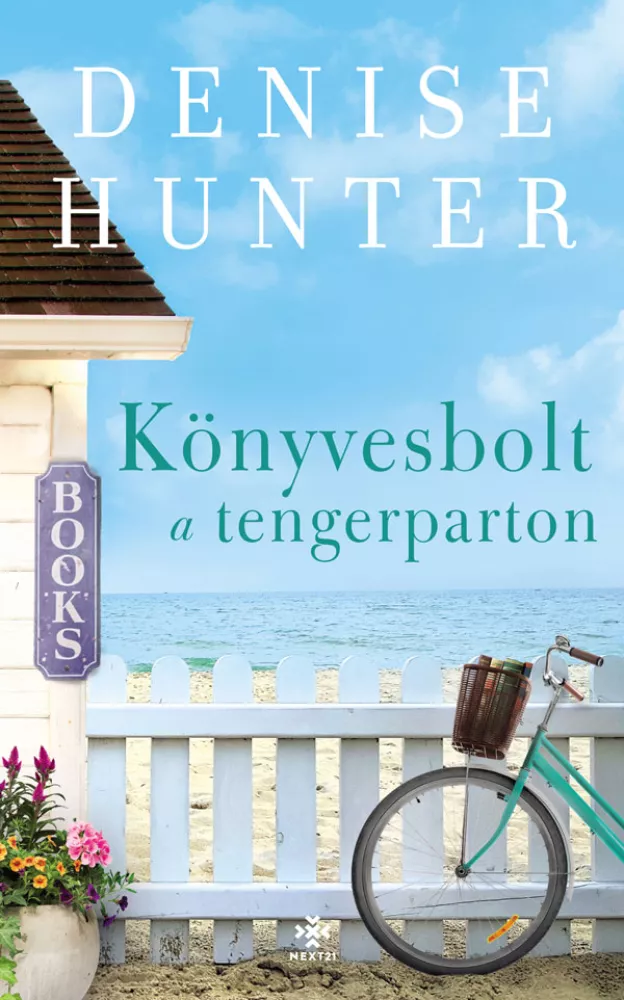 Könyvesbolt a tengerparton borító