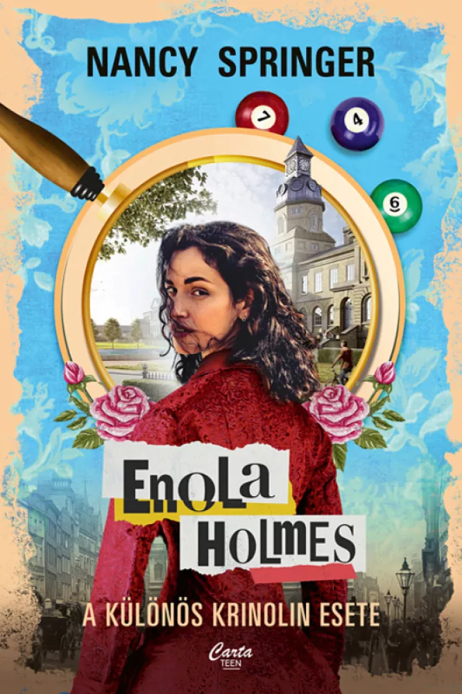 Enola Holmes: A különös krinolin esete borító