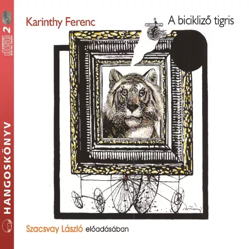 A bicikliző tigris borító