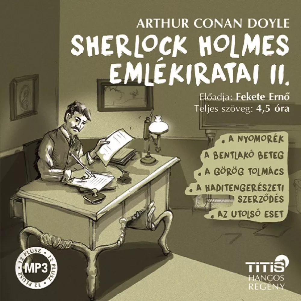 Sherlock Holmes emlékiratai II. borító