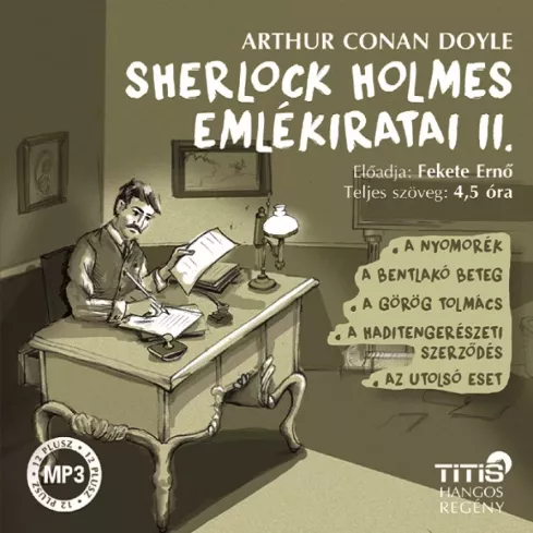 Sherlock Holmes emlékiratai II. borító