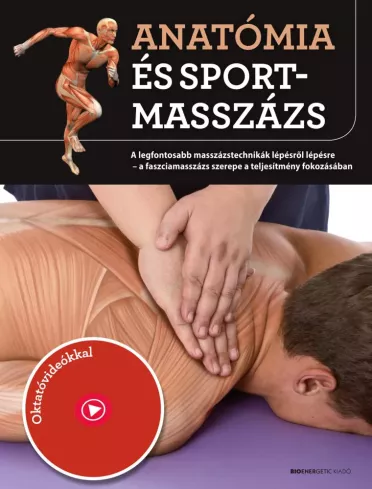 Anatómia és sportmasszázs borító