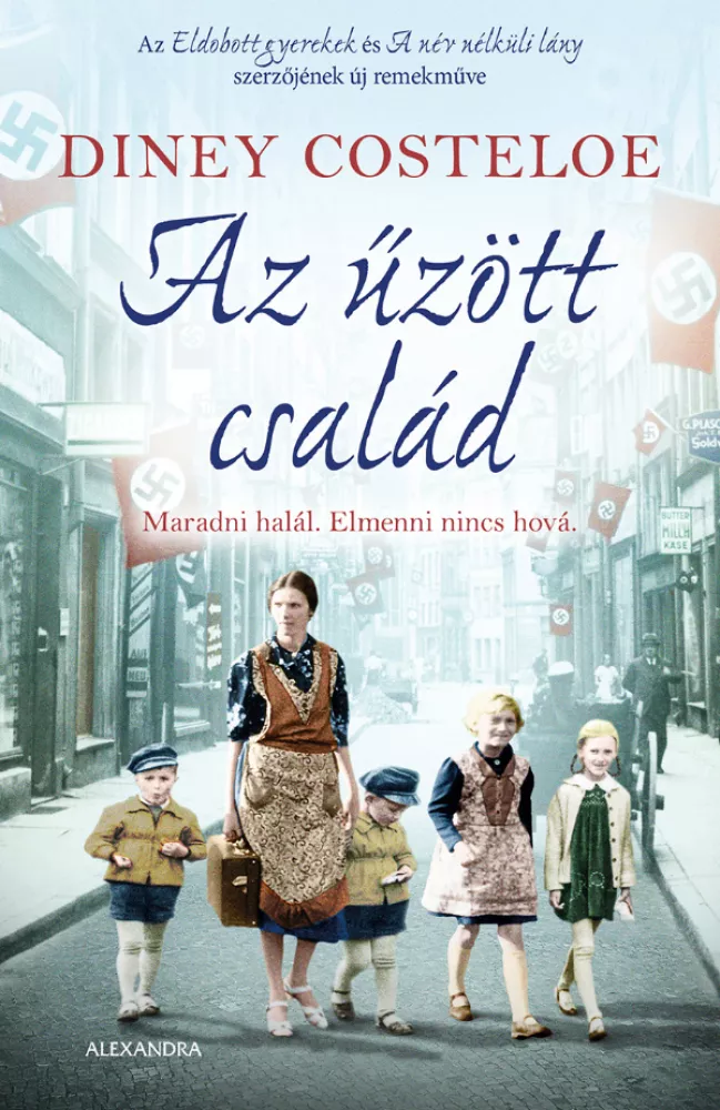 Az űzött család borító