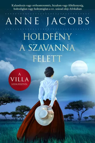 Holdfény ​a szavanna felett borító