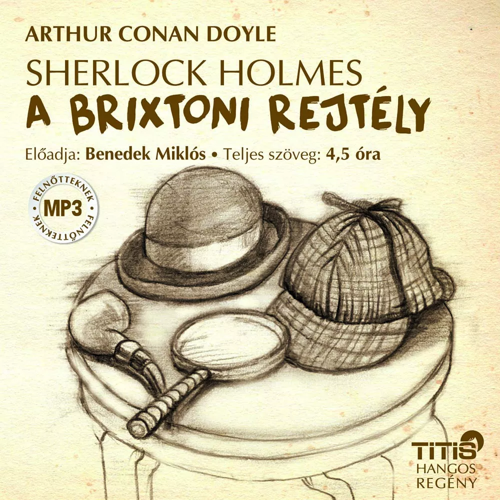 Sherlock Holmes - (1. regény)  A brixtoni rejtély borító