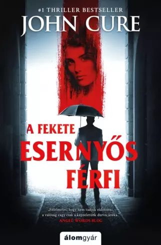 A fekete esernyős férfi borító