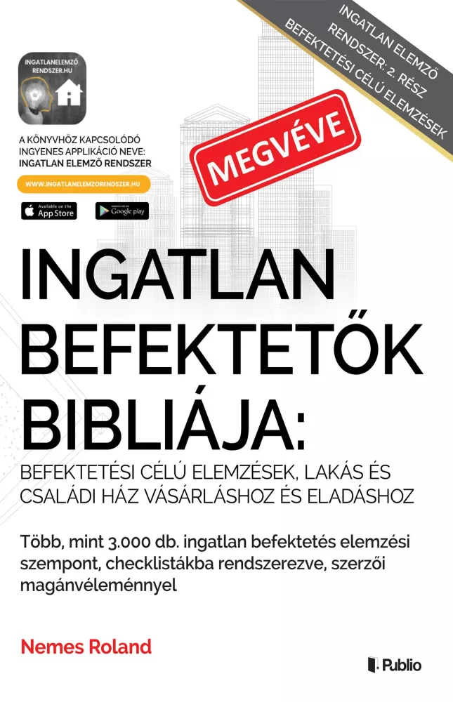Ingatlanbefektetők bibliája borító