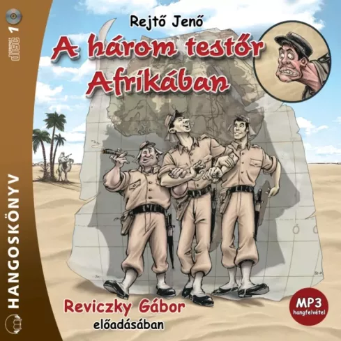 A három testőr Afrikában borító
