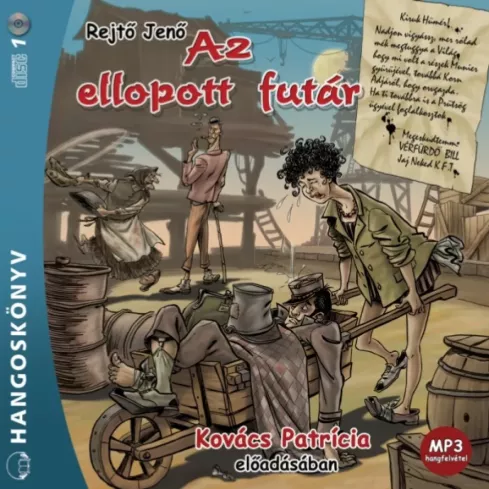 Az ellopott futár borító