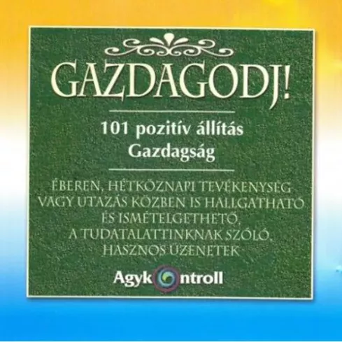 Gazdagodj! borító