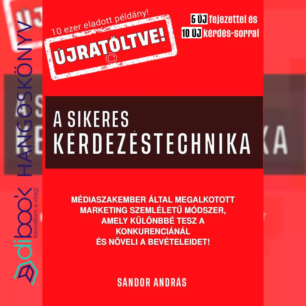 A sikeres kérdezéstechnika értékesítőknek ÚJRATÖLTVE borító