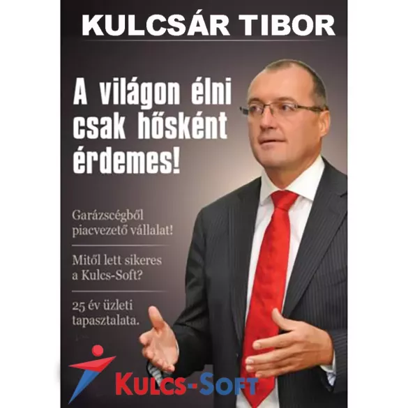 A világon élni csak hősként érdemes borító