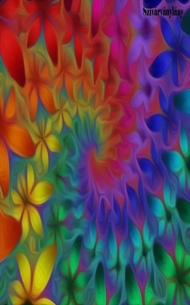 Szivárványlány borító