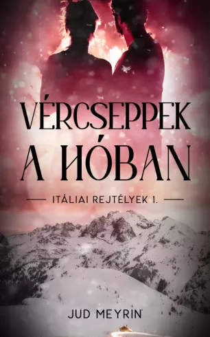 Vércseppek a hóban borító