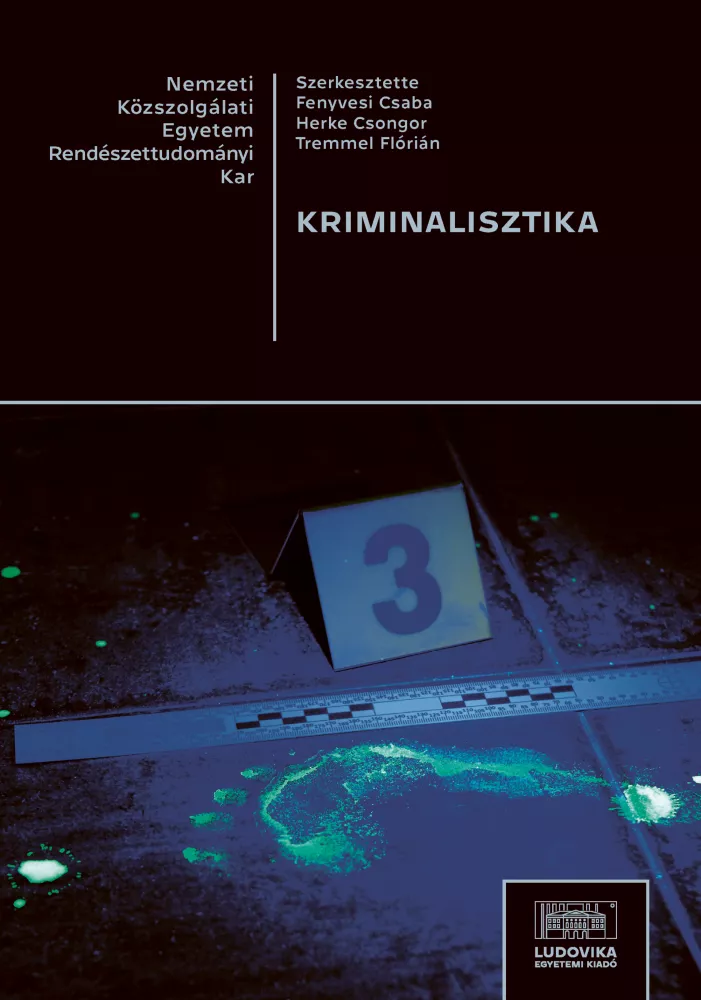Kriminalisztika borító